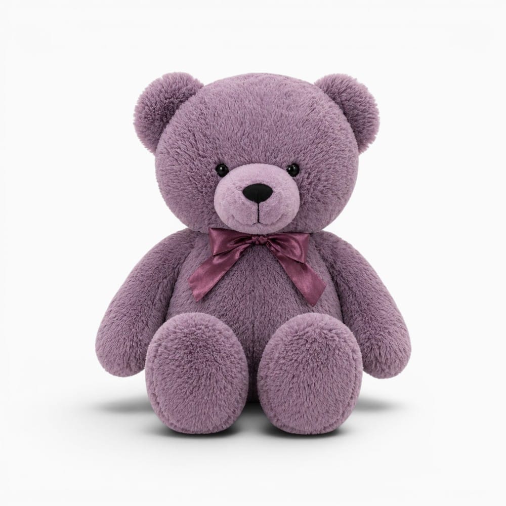 Large Purple Teddy Bear My Plushie