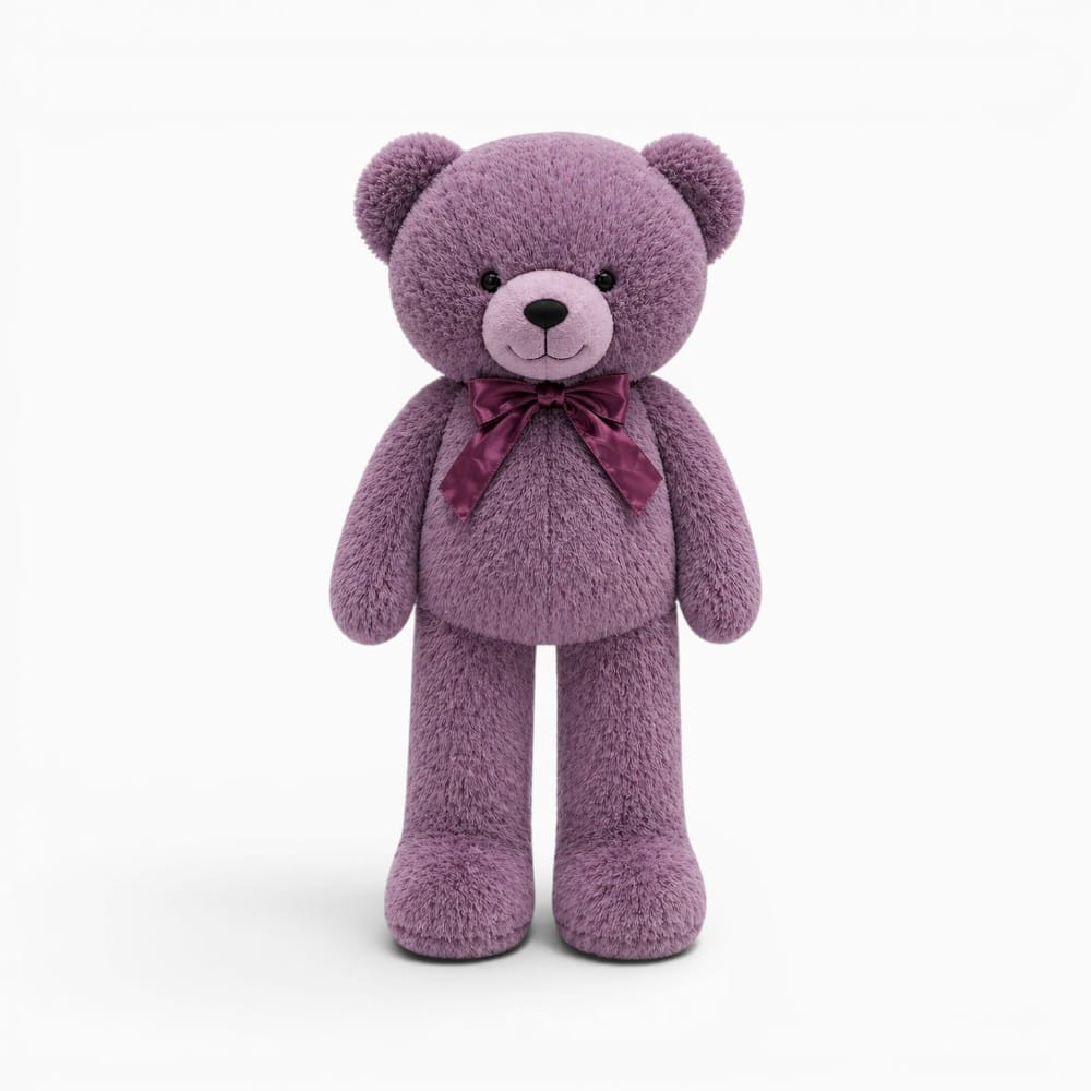 Large Purple Teddy Bear My Plushie