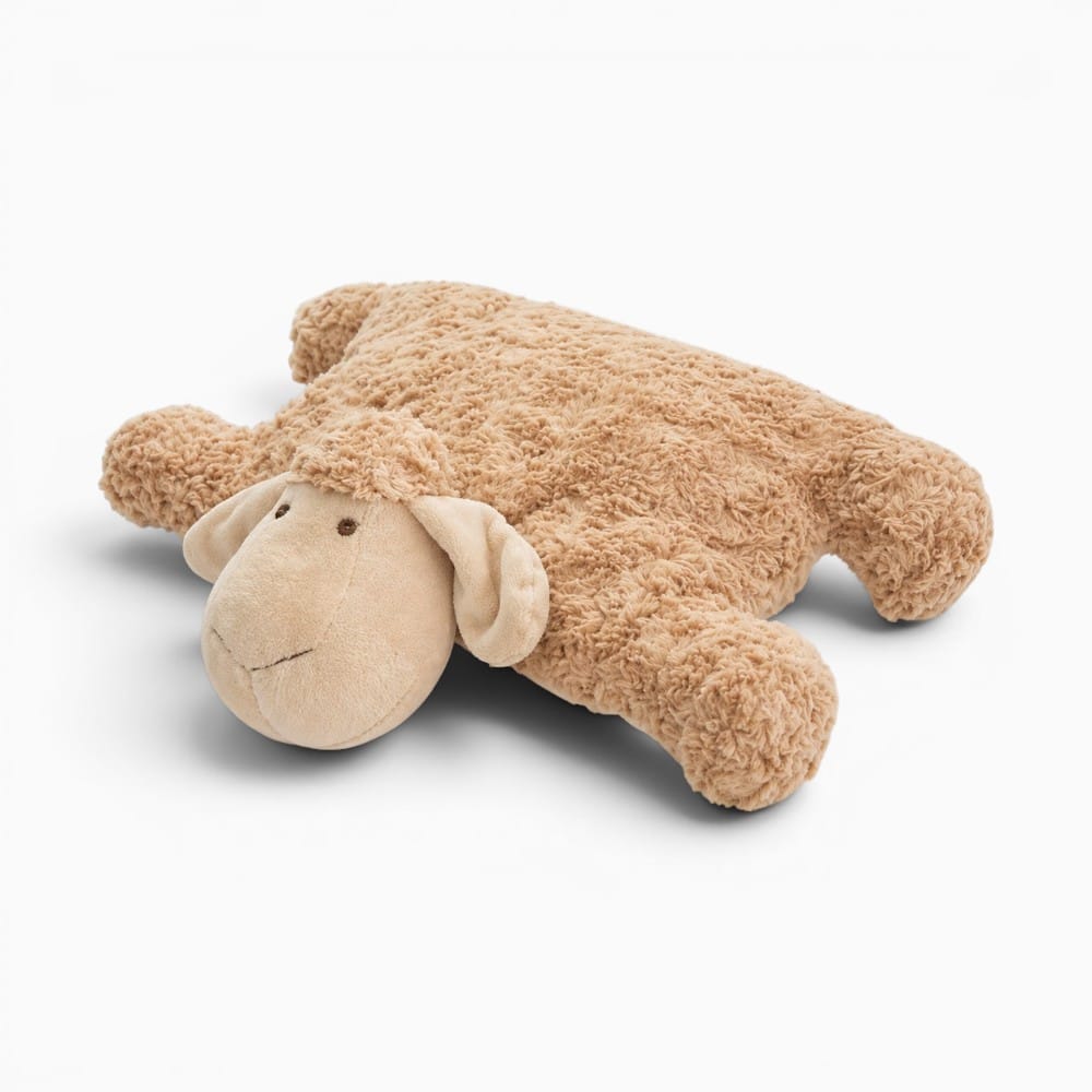 Light Brown Sheep Plush Pillow My Plushie