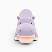 Long Purple Hippo Pillow My Plushie