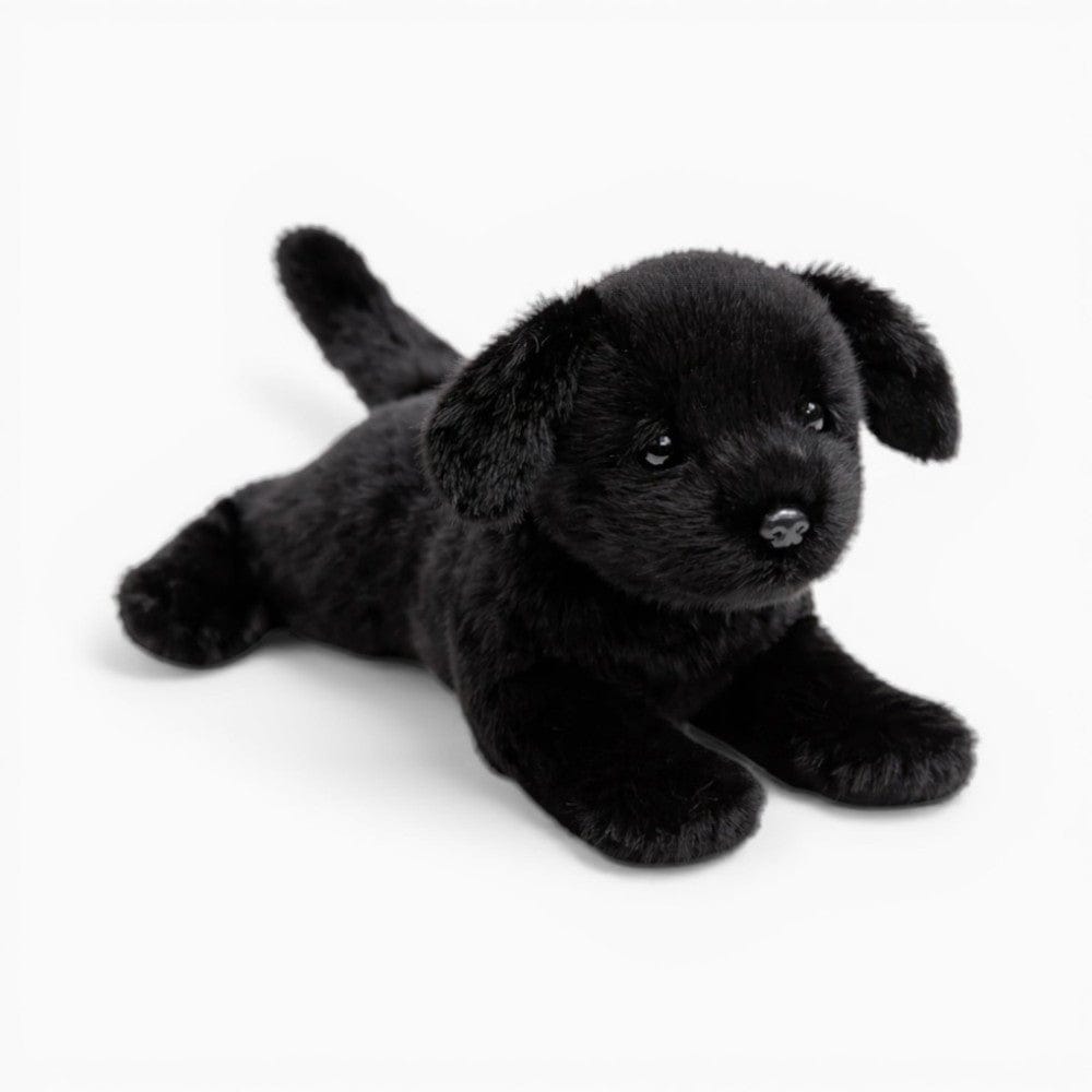 Lying Black Labrador Plush My Plushie