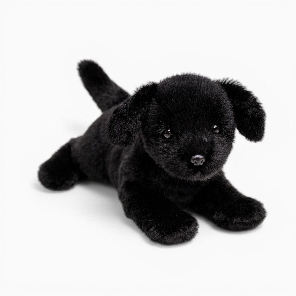 Lying Black Labrador Plush My Plushie