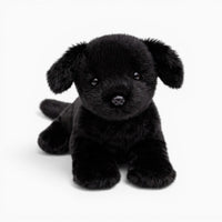 Lying Black Labrador Plush My Plushie