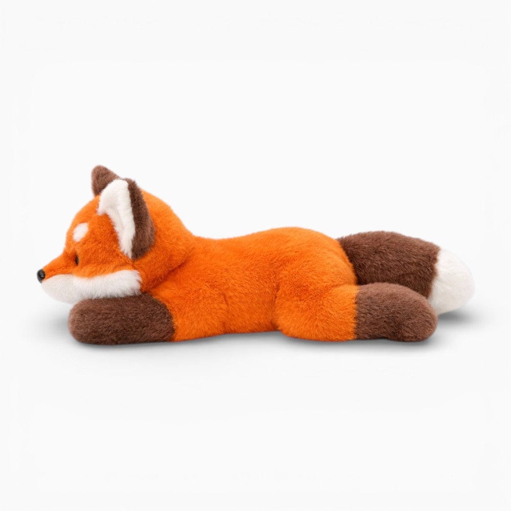 Lying Fox Plush in Light Orange and White My Plushie
