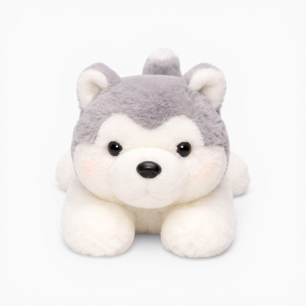 Lying Kawaii Husky Plush My Plushie