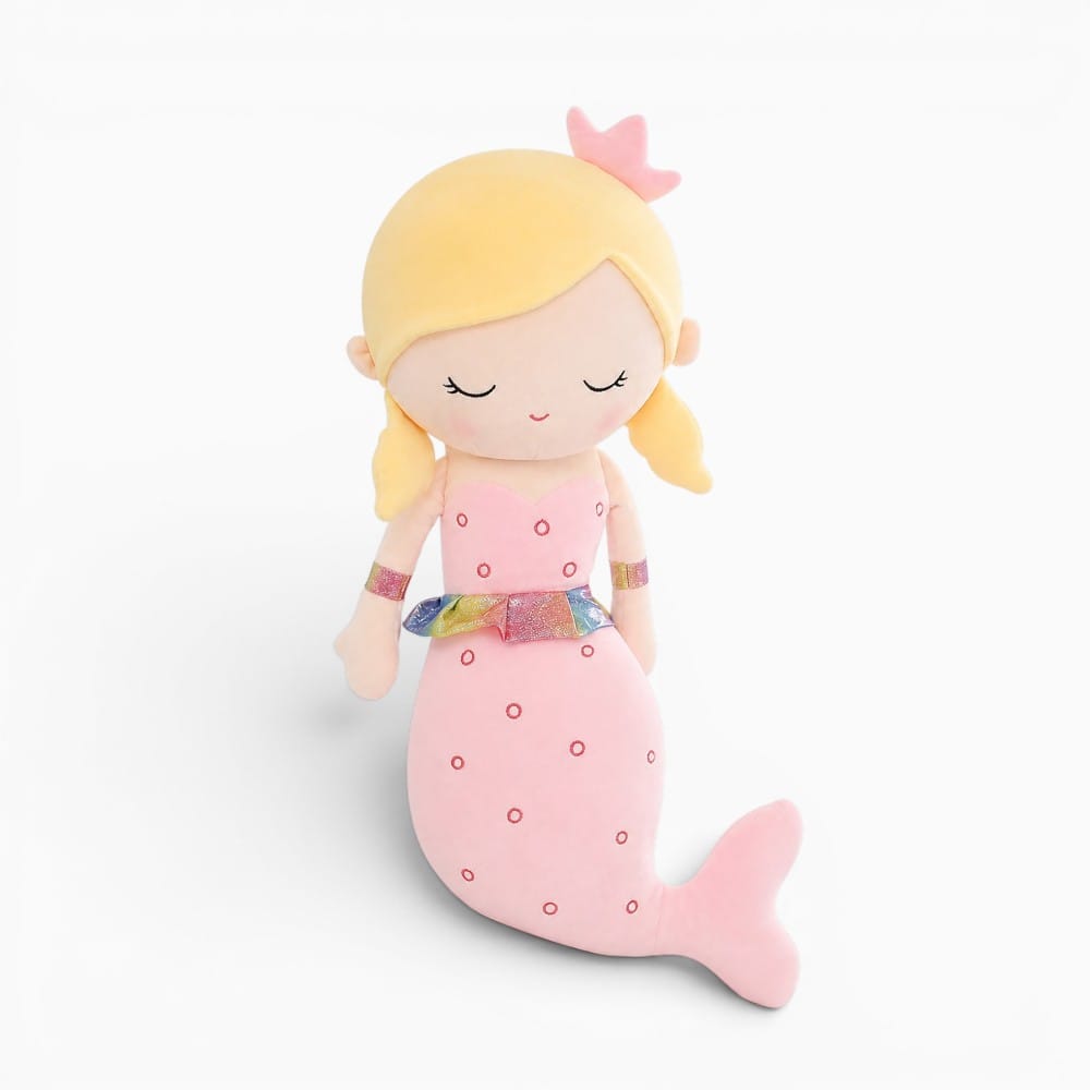 Mermaid Plush with Pink Dress My Plushie