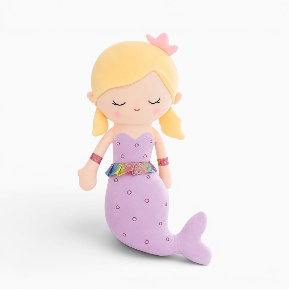 Mermaid Plush with Purple Dress My Plushie