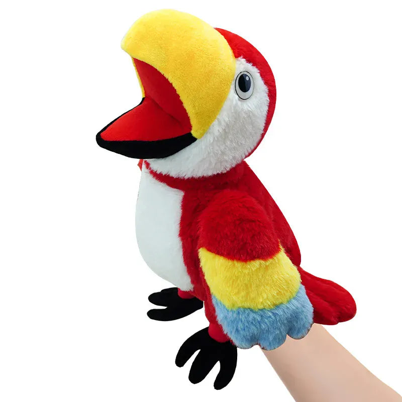 Parrot Hand Puppet for Kids My Plushie