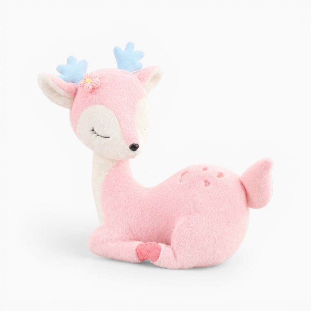 Pink Deer Plush with Flower Crown My Plushie