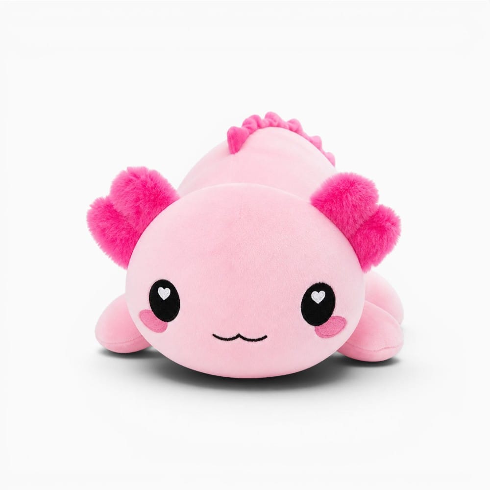 Pink Kawaii Axolotl Plush My Plushie
