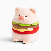 Pink Pig Burger Plush My Plushie