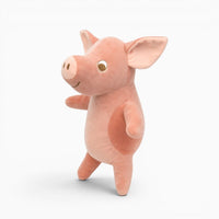Pink Smiling Pig Plush My Plushie