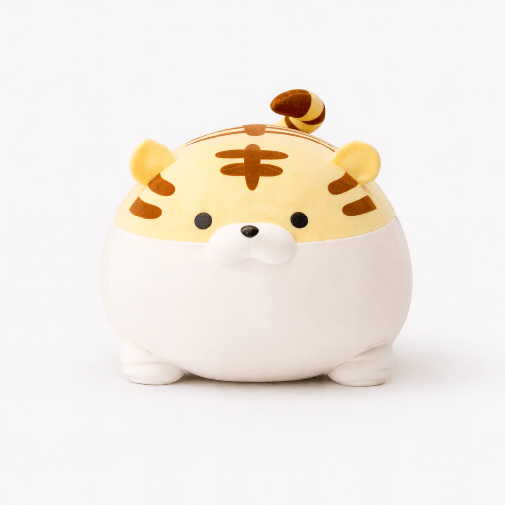 Plump Kawaii Tiger Plush Cuddle Pillow My Plushie