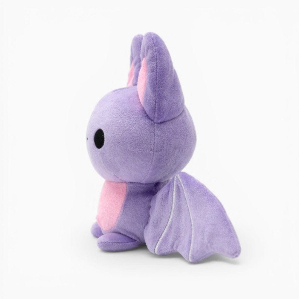 Purple Bat Plush with Wings and Pink Ears My Plushie