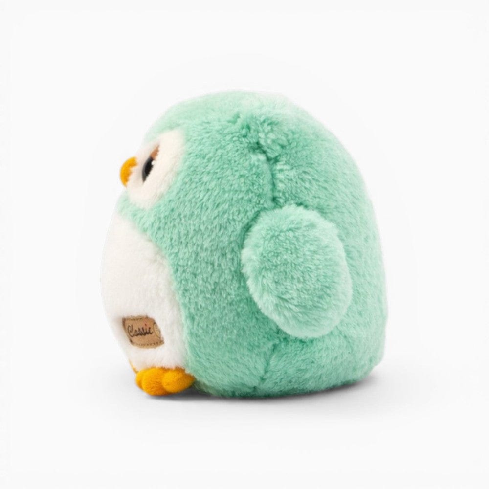 Purple Round Owl Plush My Plushie