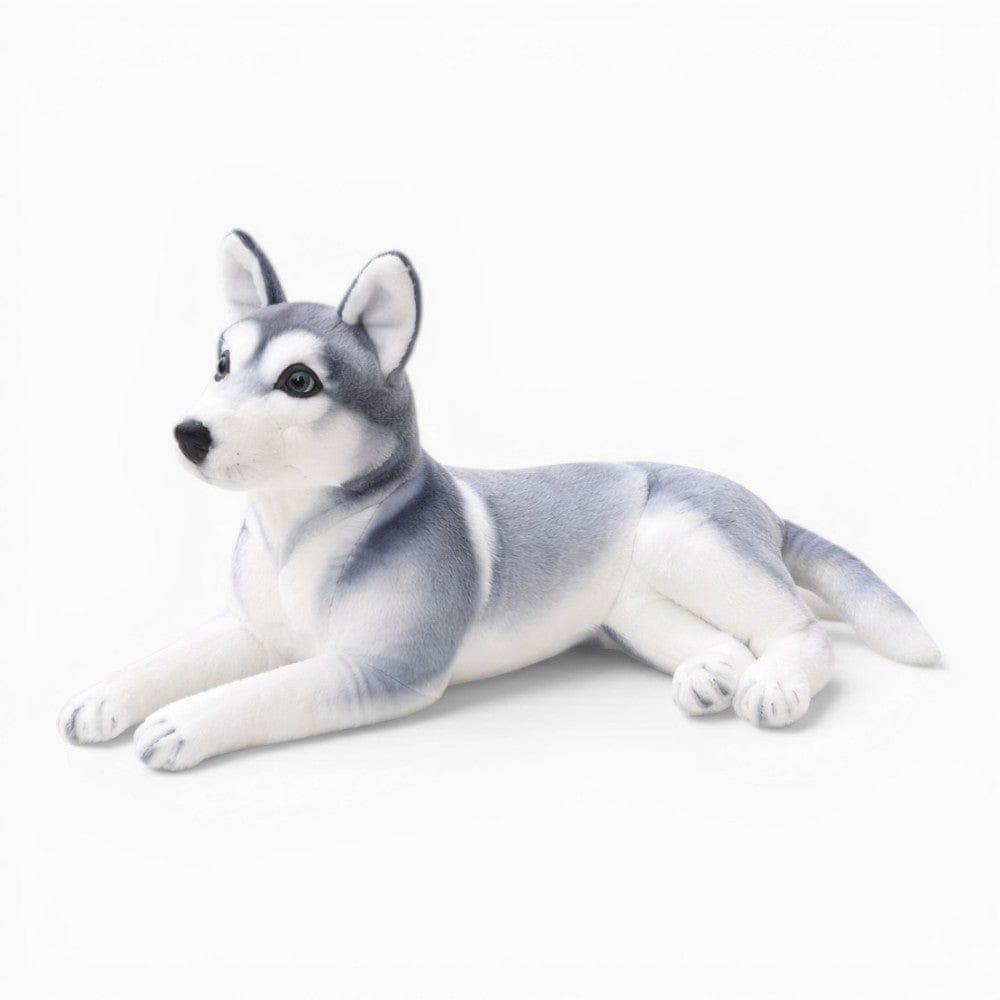 Realistic Lying Husky Plush My Plushie