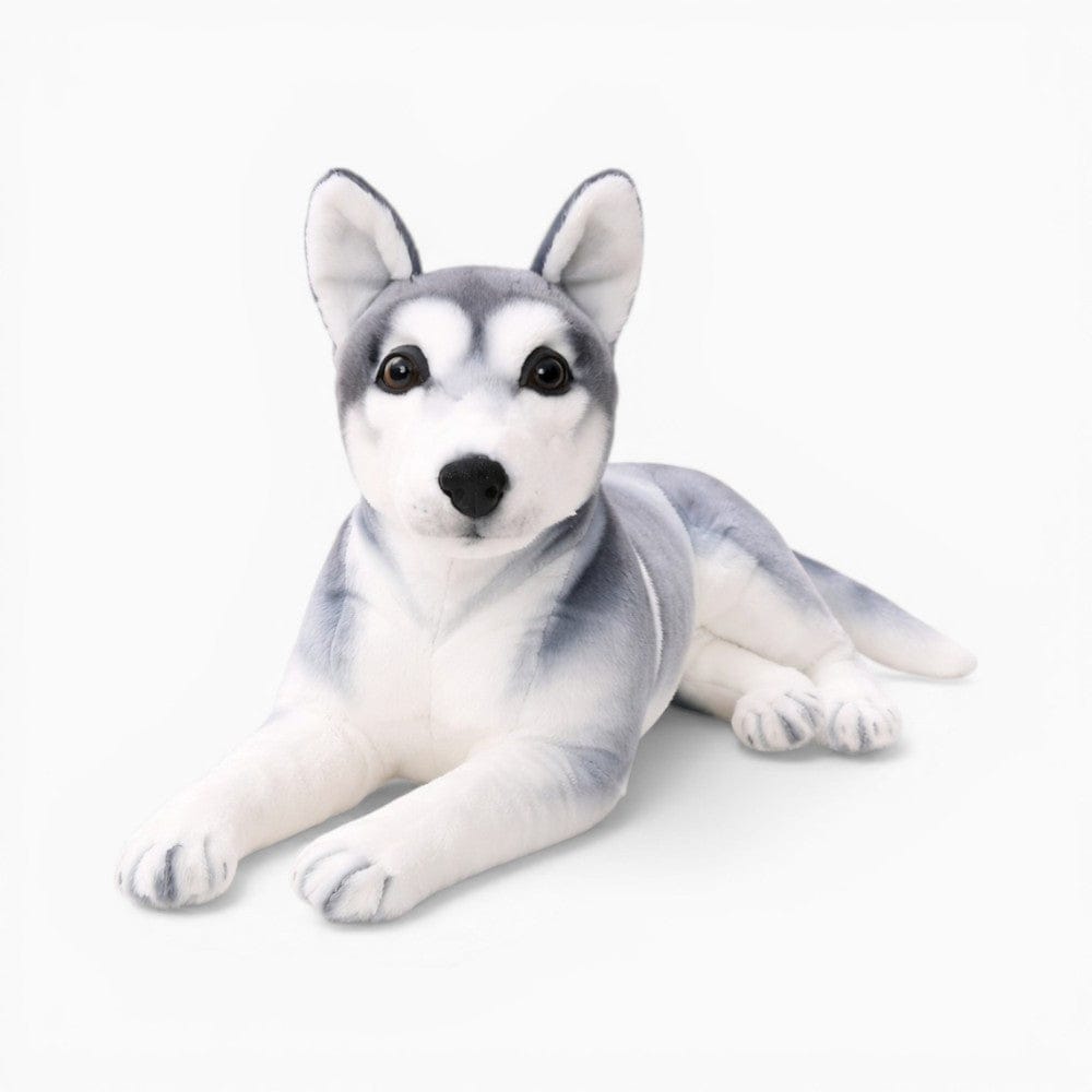 Realistic Lying Husky Plush My Plushie