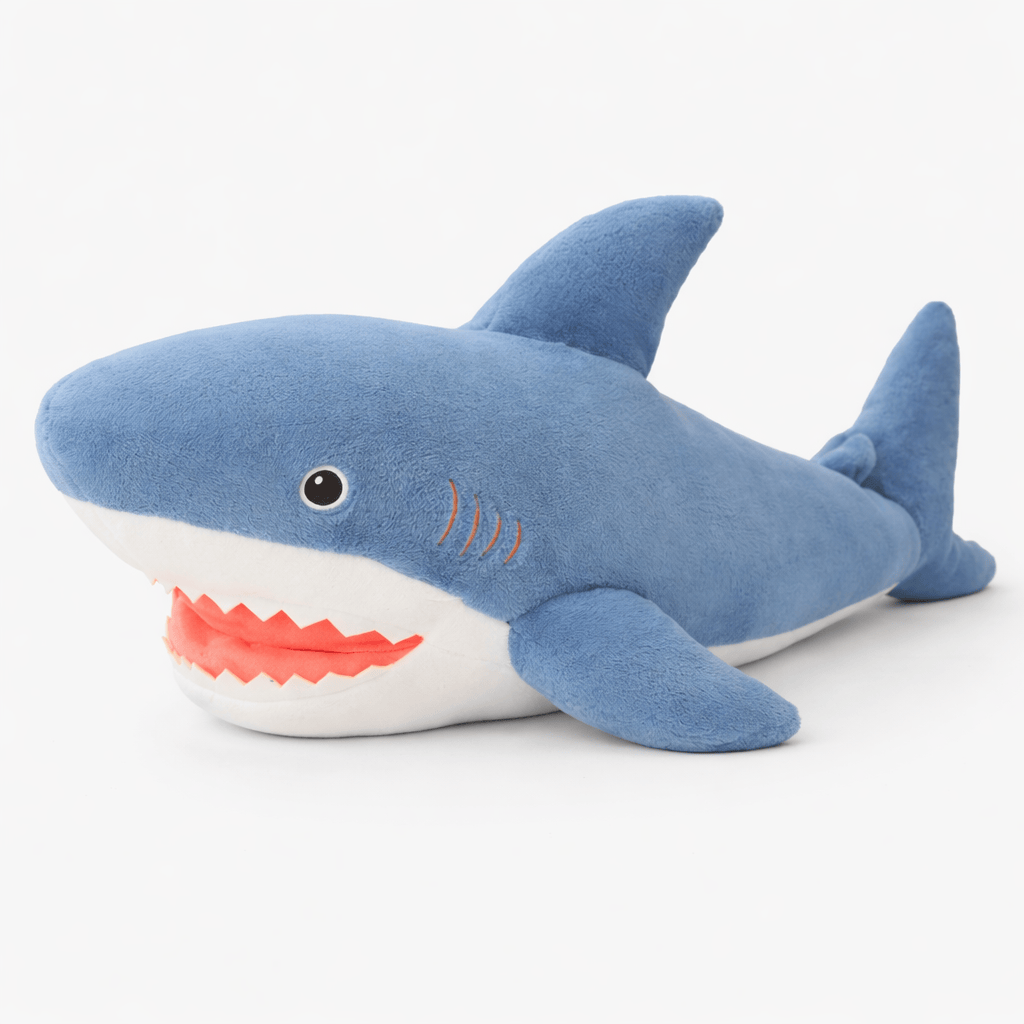 Shark Plush with Wide Open Mouth My Plushie