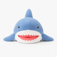 Shark Plush with Wide Open Mouth My Plushie