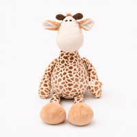 Sitting Giraffe Plush with Large Hooves My Plushie