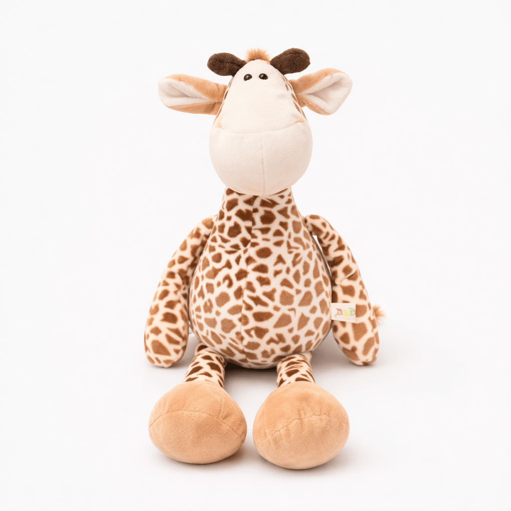 Sitting Giraffe Plush with Large Hooves My Plushie