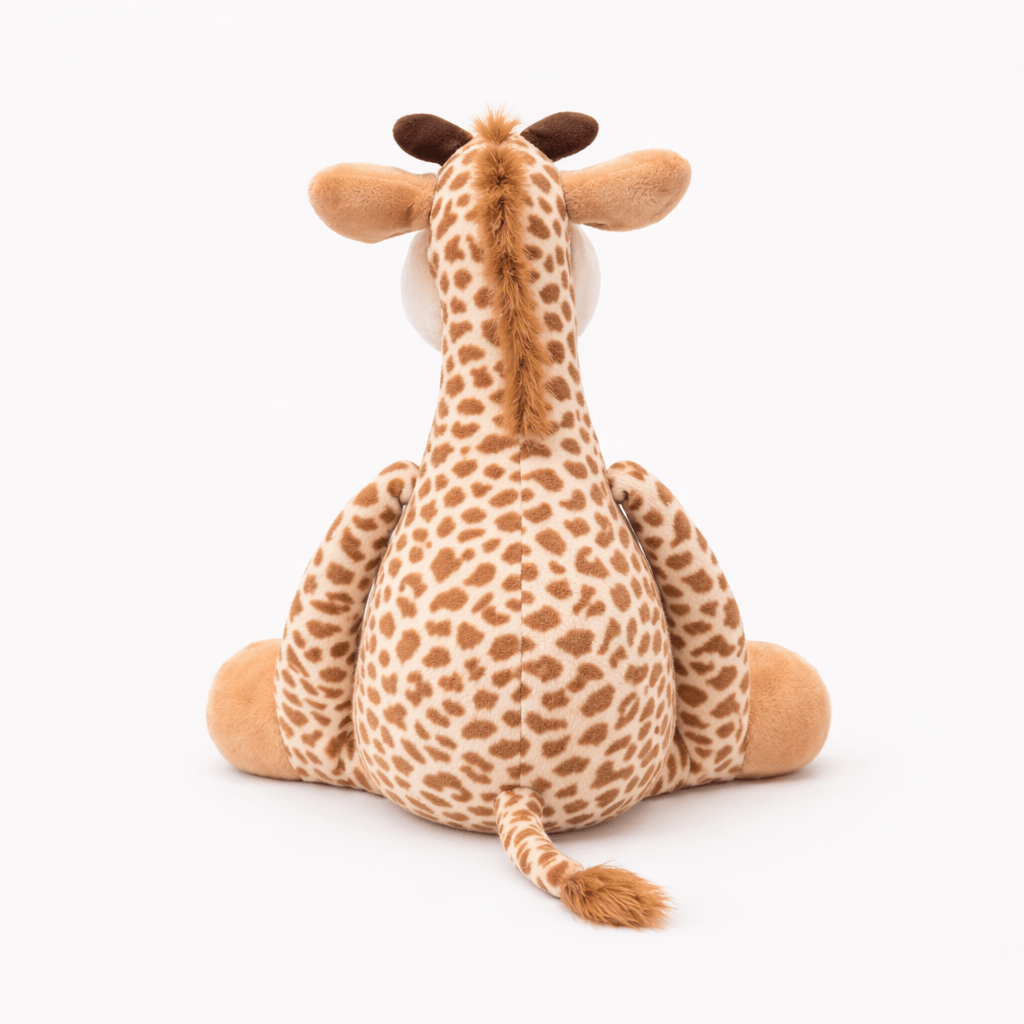 Sitting Giraffe Plush with Large Hooves My Plushie