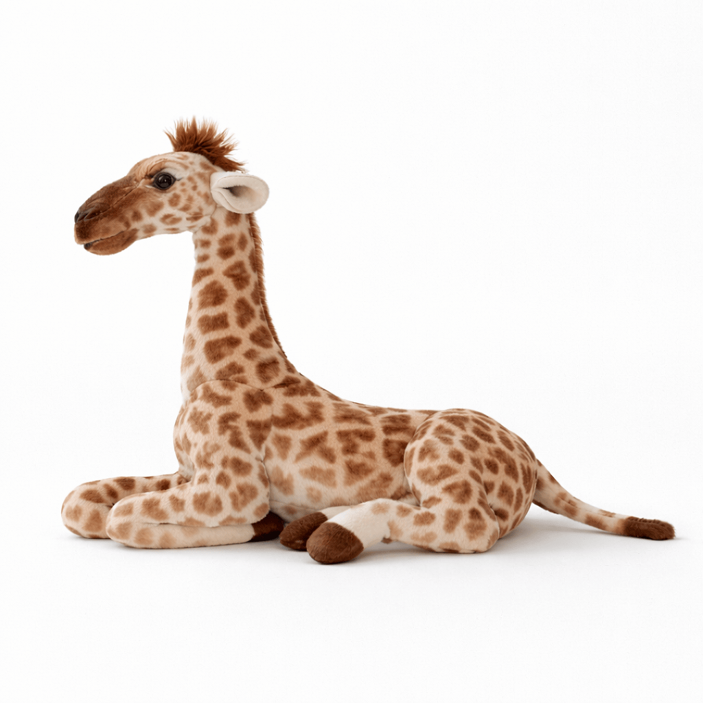 Sitting Giraffe Plush with Long Neck My Plushie