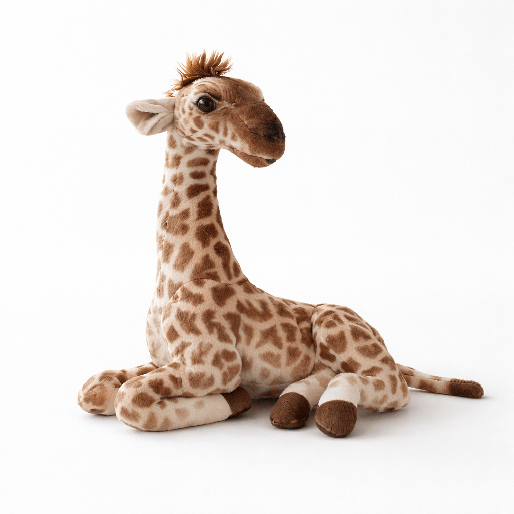 Sitting Giraffe Plush with Long Neck My Plushie
