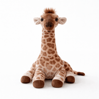 Sitting Giraffe Plush with Long Neck My Plushie