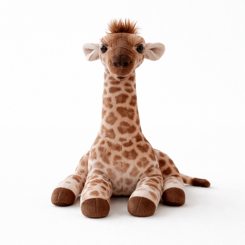 Sitting Giraffe Plush with Long Neck My Plushie