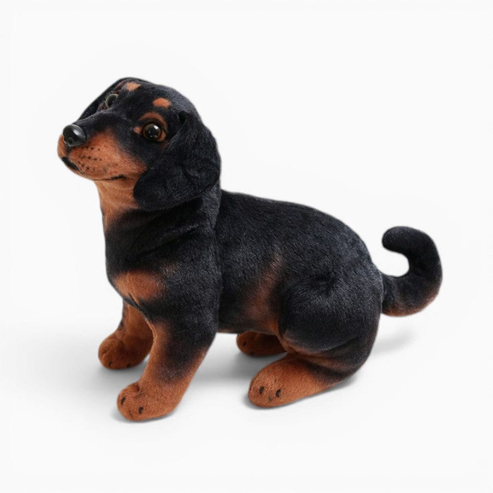 Sitting Lifelike Rottweiler Plush My Plushie