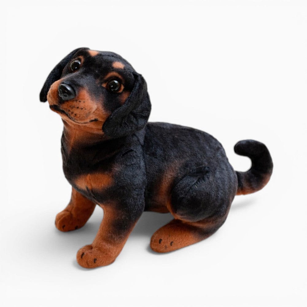 Sitting Lifelike Rottweiler Plush My Plushie