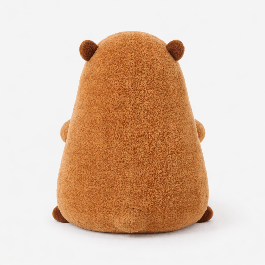 Sleeping Capybara Plush with Blue Nose Bubble My Plushie