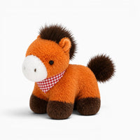 Small Orange Brown Horse Plush My Plushie