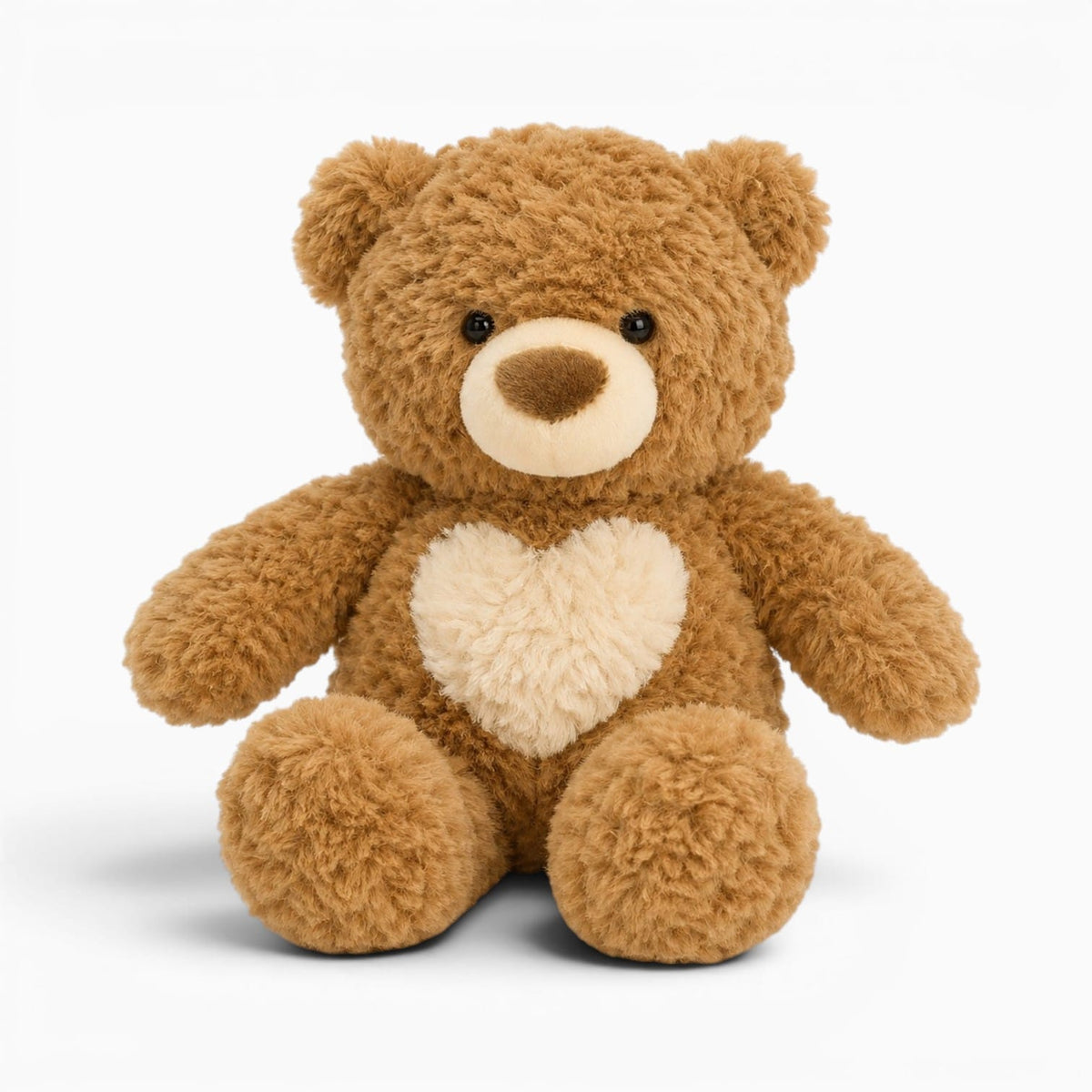 Soft Brown Teddy Bear with Heart My Plushie