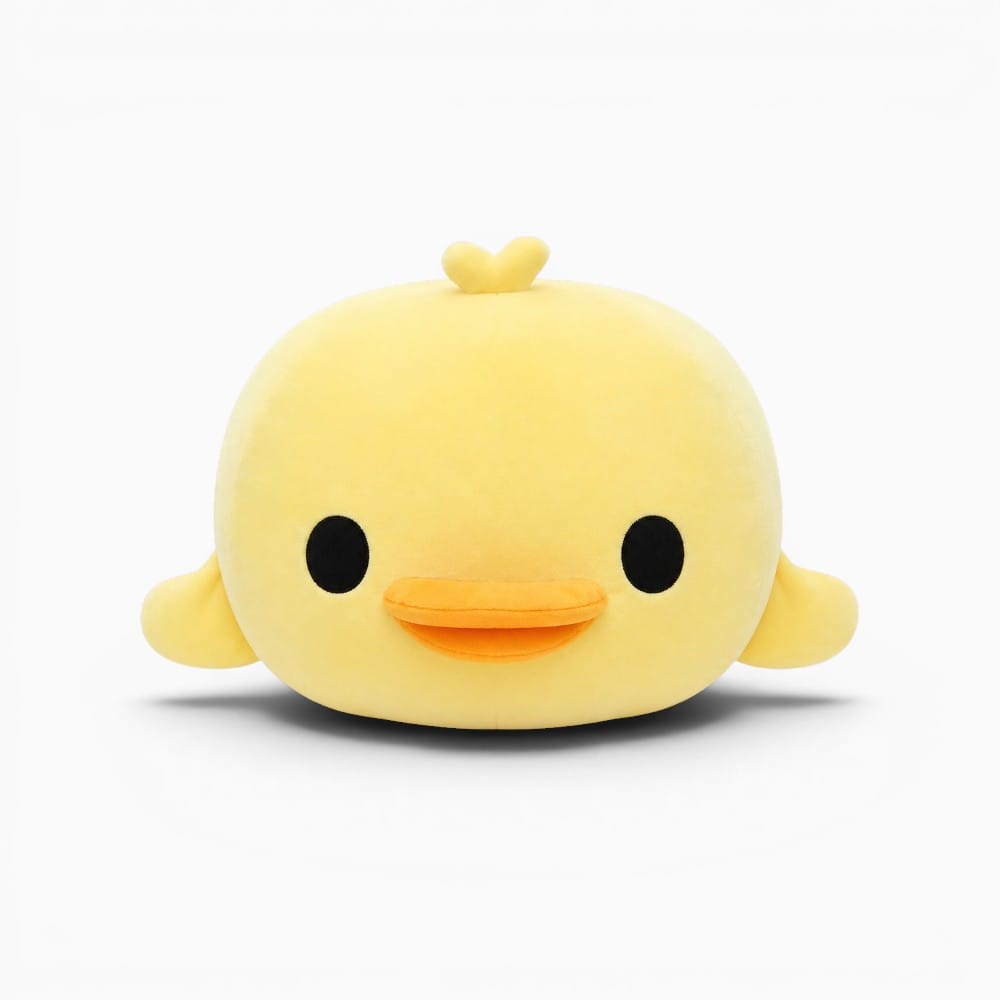 Soft Yellow Duck Plush Pillow My Plushie