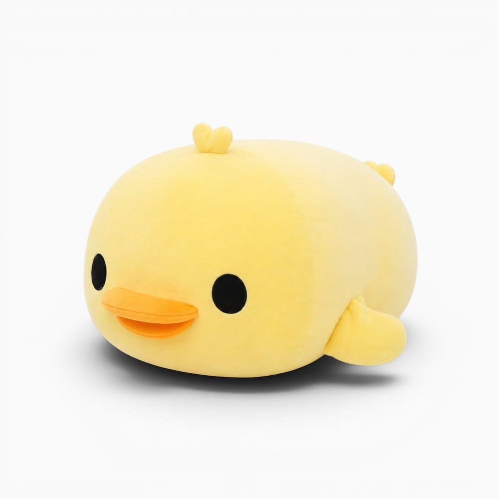 Soft Yellow Duck Plush Pillow My Plushie