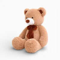 Teddy Bear with Brown Bow Soft Plush Toy My Plushie