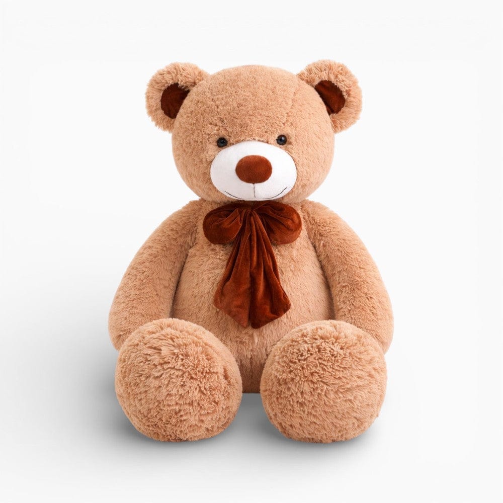 Teddy Bear with Brown Bow Soft Plush Toy My Plushie