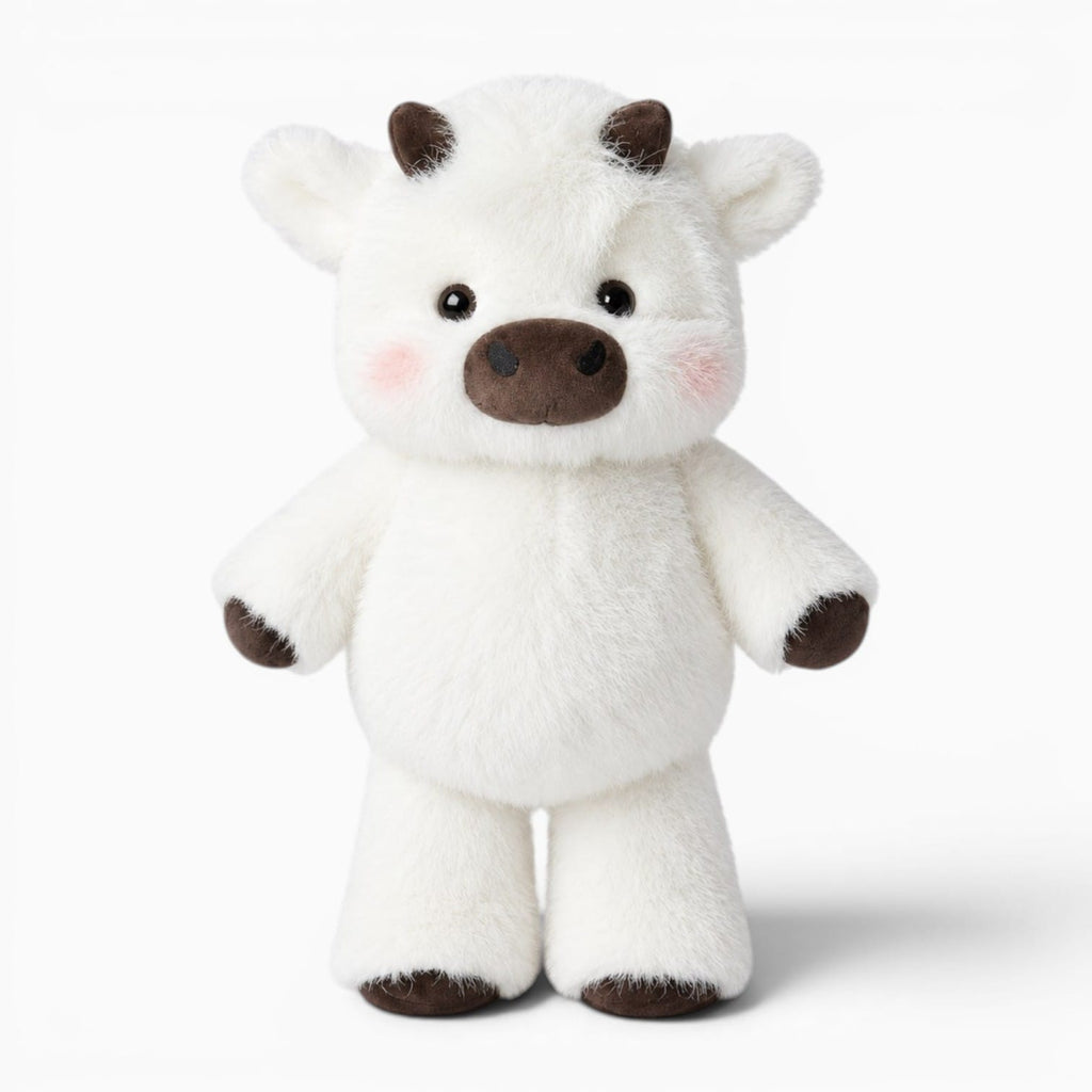 Walking White Highland Cow Plush My Plushie