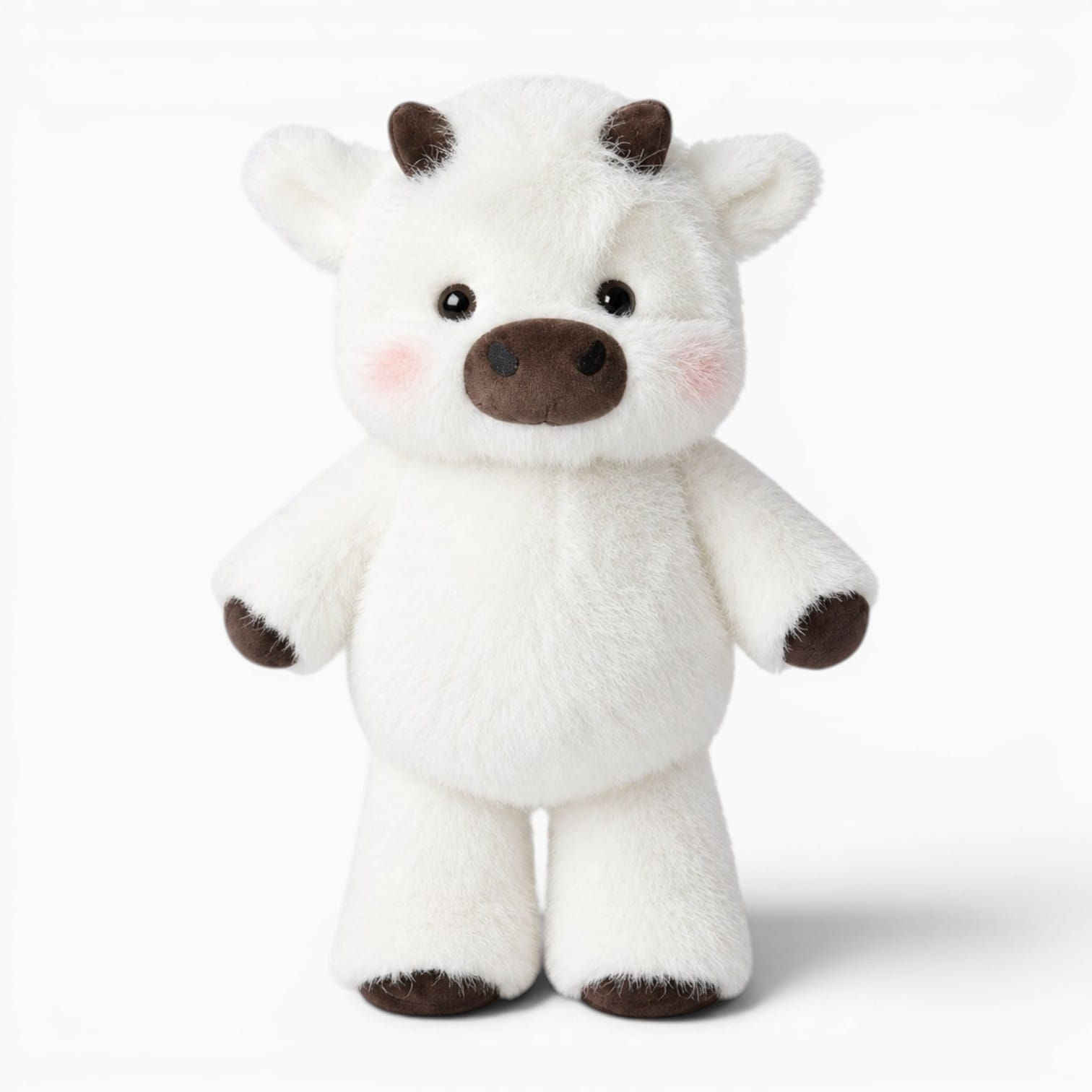 Walking White Highland Cow Plush My Plushie