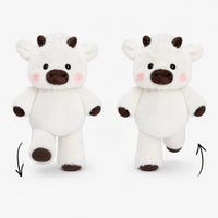 Walking White Highland Cow Plush My Plushie