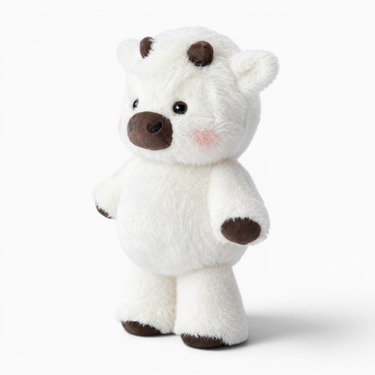 Walking White Highland Cow Plush My Plushie