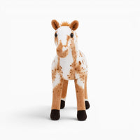 White Brown Spotted Horse Plush My Plushie