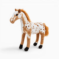 White Brown Spotted Horse Plush My Plushie