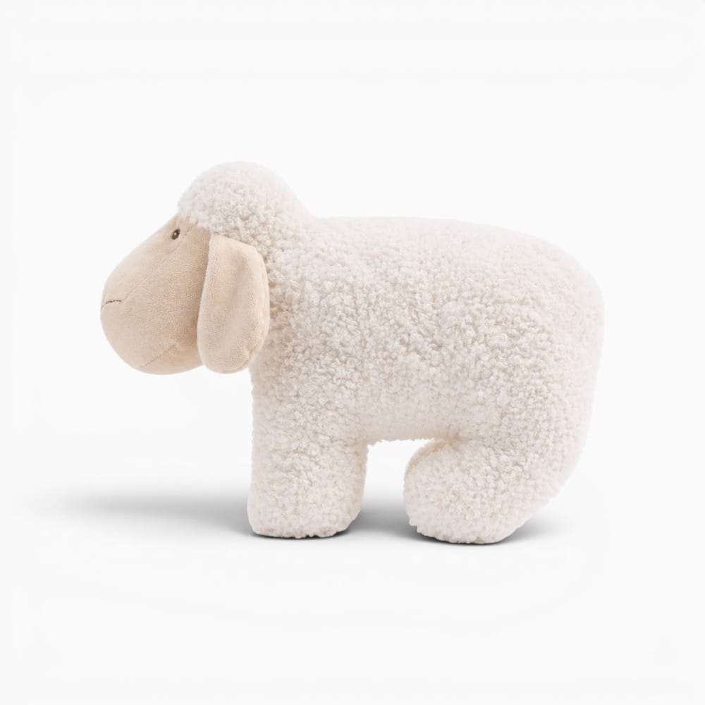 White Sheep Plush Pillow My Plushie