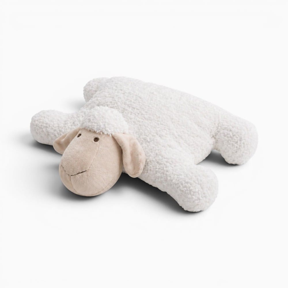 White Sheep Plush Pillow My Plushie