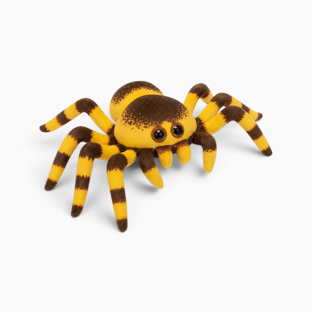 Yellow Brown Spider Plush My Plushie